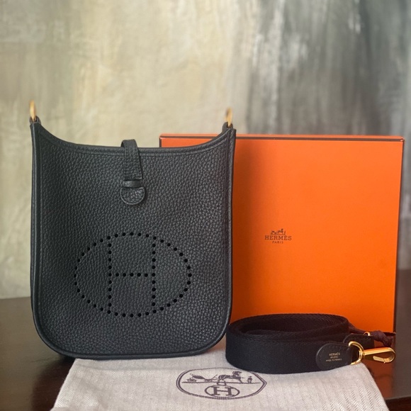 HERMES EVELYNE 16 TPM BLACK CLEMENCE - Picture 16 of 16